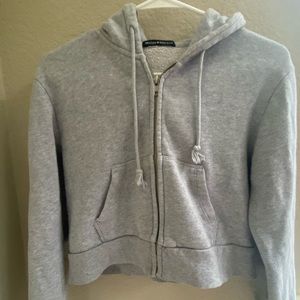 brandy melville gray hoodie
